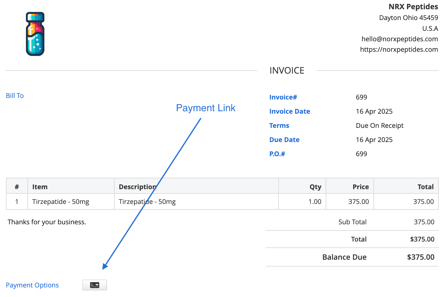 Invoice Checkout Process